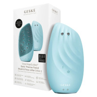Очищувальна щітка для обличчя GESKE Sonic Thermo Facial Brush&Face-Lifter 8в1 turquoise