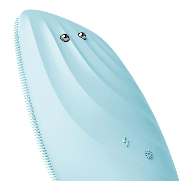 Очищувальна щітка для обличчя GESKE Sonic Thermo Facial Brush&Face-Lifter 8в1 turquoise