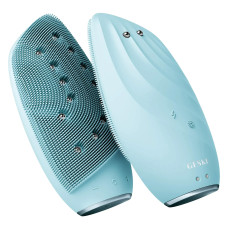 Очищувальна щітка для обличчя GESKE Sonic Thermo Facial Brush&Face-Lifter 8в1 turquoise
