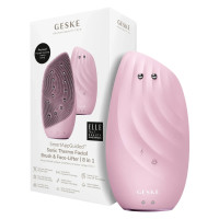 Очищувальна щітка для обличчя GESKE Sonic Thermo Facial Brush&Face-Lifter 8в1 pink