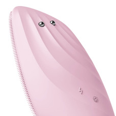Очищувальна щітка для обличчя GESKE Sonic Thermo Facial Brush&Face-Lifter 8в1 pink
