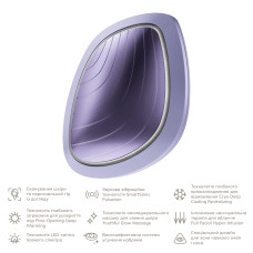 Ультразвукова маска тепло та холод GESKE Sonic Warm&Cool Mask 9в1 purple