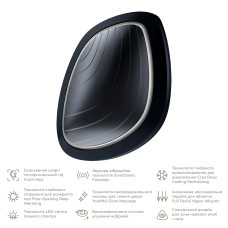 Ультразвукова маска тепло та холод GESKE Sonic Warm&Cool Mask 9в1 black