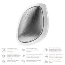 Ультразвукова маска тепло та холод GESKE Sonic Warm&Cool Mask 9в1 white