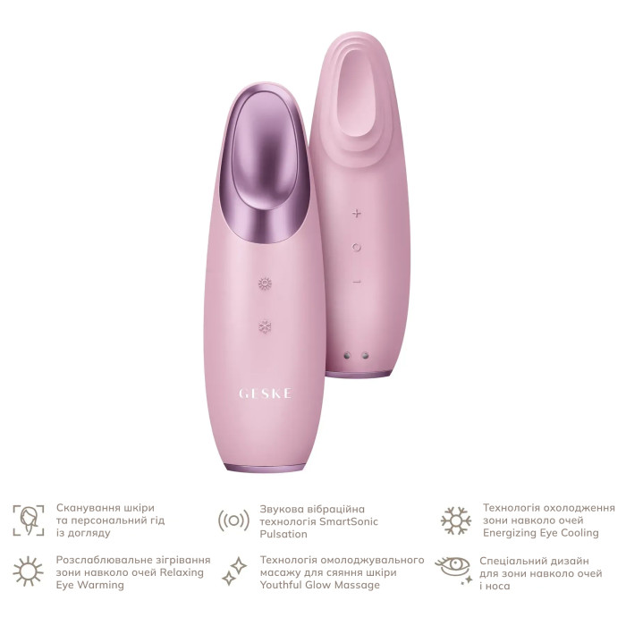 Енерджайзер для очей GESKE Warm&Cool Eye Energizer 6в1 pink