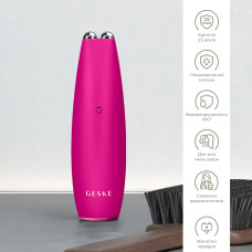 Мікрострумова ручка для підтяжки шкіри обличчя GESKE MicroCurrent Face-Lift Pen 6в1 magenta