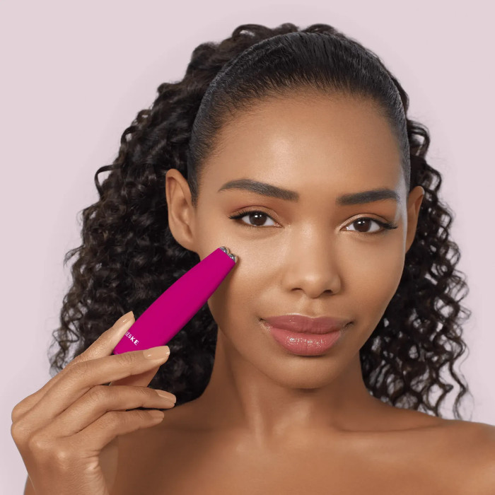 Мікрострумова ручка для підтяжки шкіри обличчя GESKE MicroCurrent Face-Lift Pen 6в1 magenta