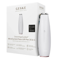 Мікрострумова ручка для підтяжки шкіри обличчя GESKE MicroCurrent Face-Lift Pen 6в1 starlight