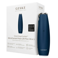 Мікрострумова ручка для підтяжки шкіри обличчя GESKE MicroCurrent Face-Lift Pen 6в1 midnight