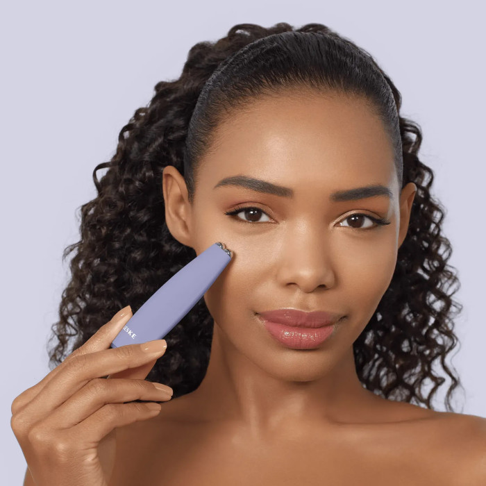 Мікрострумова ручка для підтяжки шкіри обличчя GESKE MicroCurrent Face-Lift Pen 6в1 purple