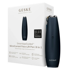 Мікрострумова ручка для підтяжки шкіри обличчя GESKE MicroCurrent Face-Lift Pen 6в1 black
