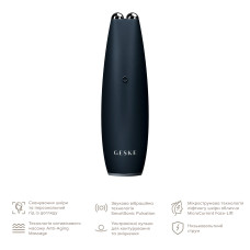Мікрострумова ручка для підтяжки шкіри обличчя GESKE MicroCurrent Face-Lift Pen 6в1 black