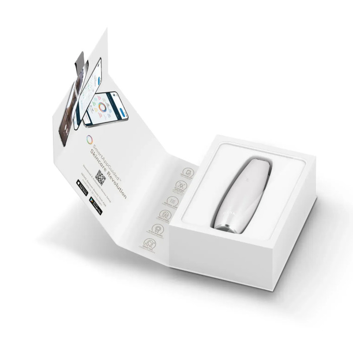 Мікрострумова ручка для підтяжки шкіри обличчя GESKE MicroCurrent Face-Lift Pen 6в1 white