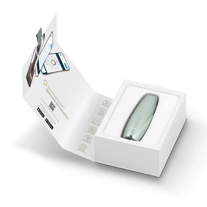 Мікрострумова ручка для підтяжки шкіри обличчя GESKE MicroCurrent Face-Lift Pen 6в1 green