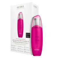 Мікрострумовий скрабер для шкіри та усунення чорних точок GESKE MicroCurrent Skin Scrubber&Blackhead Remover 9в1 magenta