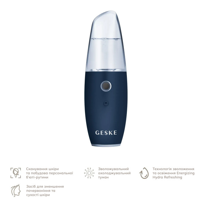 Зволожувач для шкіри обличчя GESKE Facial Hydration Refresher 4 in 1 midnight