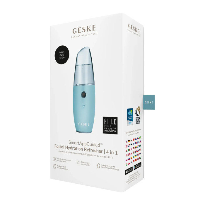 Зволожувач для шкіри обличчя GESKE Facial Hydration Refresher 4 in 1 turquoise