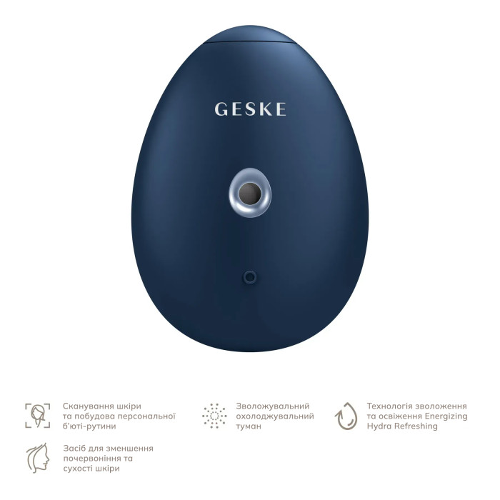 Електронний освіжувач для зволоження обличчя GESKE Facial Hydration Refresher 4в1 midnight