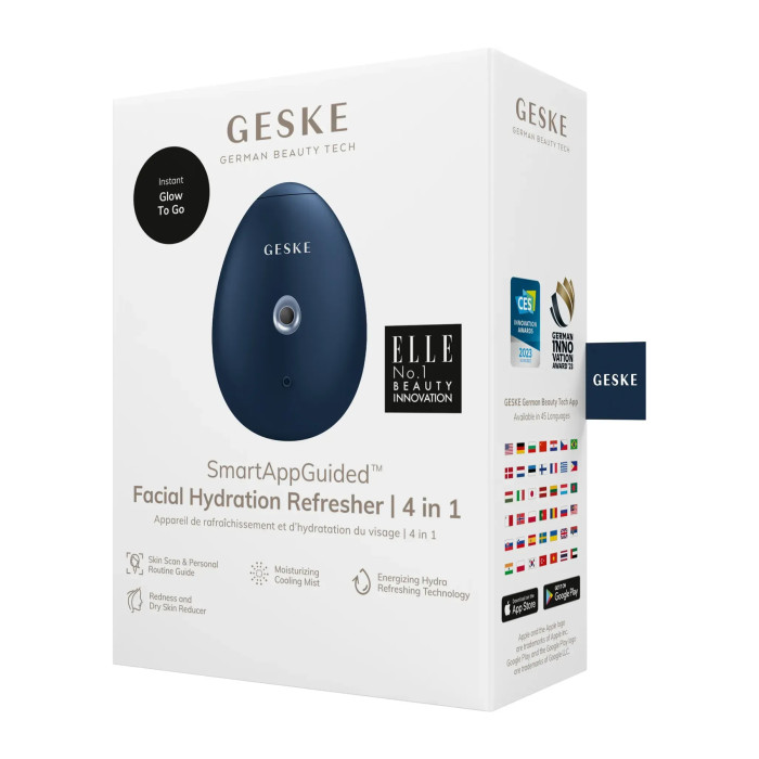 Електронний освіжувач для зволоження обличчя GESKE Facial Hydration Refresher 4в1 midnight