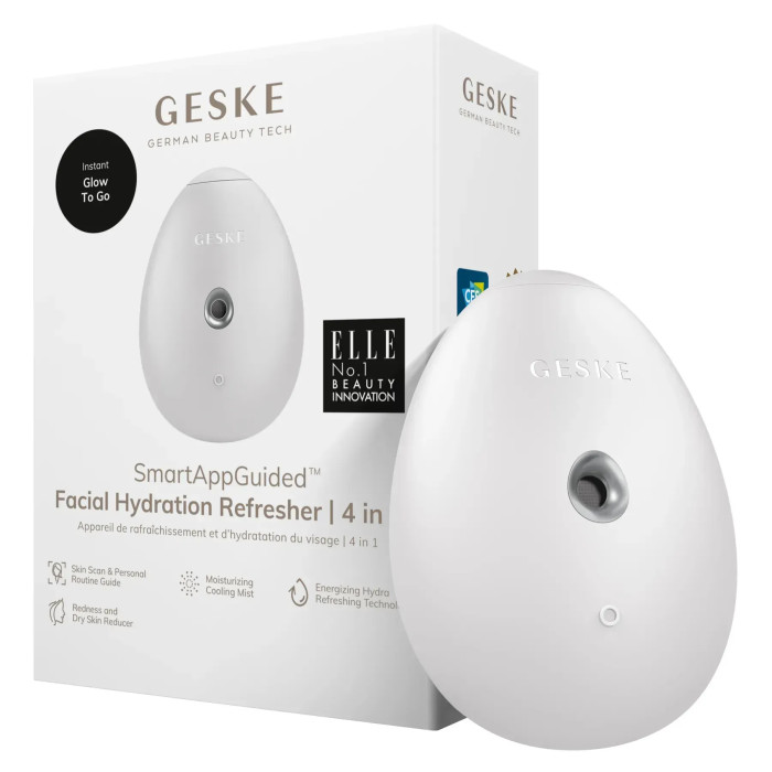 Електронний освіжувач для зволоження обличчя GESKE Facial Hydration Refresher 4в1 white