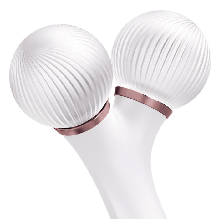 Електронний ультразвуковий ролик для обличчя GESKE Sonic Facial Roller 4в1 starlight
