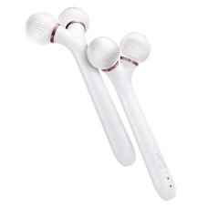 Електронний ультразвуковий ролик для обличчя GESKE Sonic Facial Roller 4в1 starlight