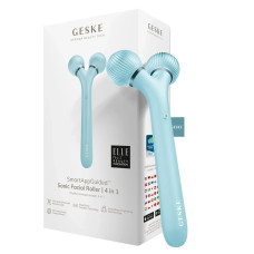 Електронний ультразвуковий ролик для обличчя GESKE Sonic Facial Roller 4в1 turquoise