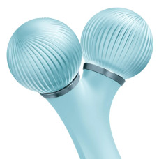 Електронний ультразвуковий ролик для обличчя GESKE Sonic Facial Roller 4в1 turquoise