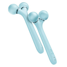 Електронний ультразвуковий ролик для обличчя GESKE Sonic Facial Roller 4в1 turquoise