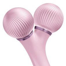 Електронний ультразвуковий ролик для обличчя GESKE Sonic Facial Roller 4в1 pink