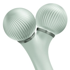 Електронний ультразвуковий ролик для обличчя GESKE Sonic Facial Roller 4в1 green