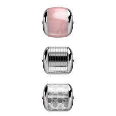 Електронний ролер для обличчя з мікроголками GESKE MicroNeedle Face Roller 9в1 aquamarine