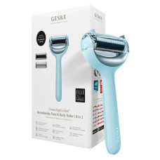 Електронний ролер для обличчя та тіла з мікроголками GESKE MicroNeedle Face&Body Roller 8в1 turquoise