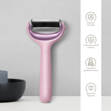 Електронний ролер для обличчя та тіла з мікроголками GESKE MicroNeedle Face&Body Roller 8в1 pink