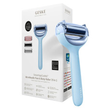 Електронний ролер для обличчя та тіла з мікроголками GESKE MicroNeedle Face&Body Roller 8в1 aquamarine