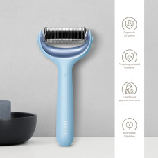 Електронний ролер для обличчя та тіла з мікроголками GESKE MicroNeedle Face&Body Roller 8в1 aquamarine