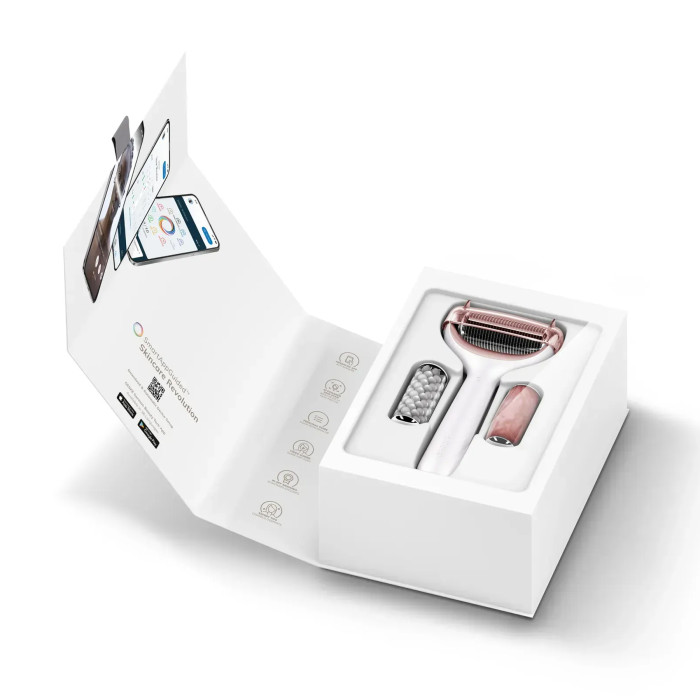 Ролер для голкової мезотерапії обличчя та тіла GESKE MicroNeedle Face&Body Roller 9в1 starlight