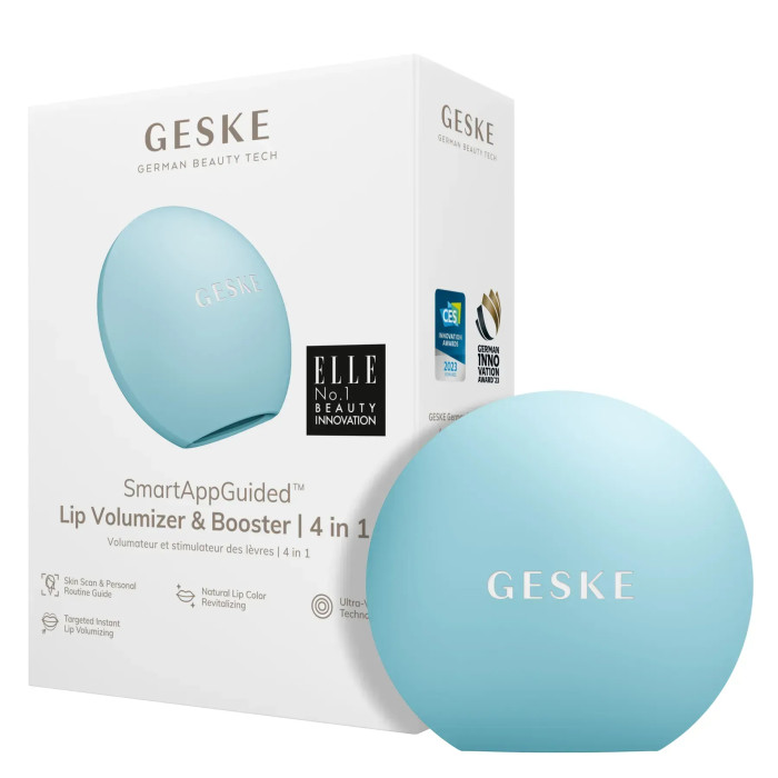 Пристрій для збільшення обʼєму губ GESKE Lip Volumizer&Booster 4в1 Small turquoise