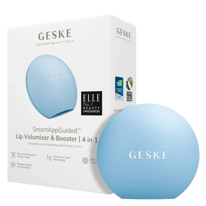 Пристрій для збільшення обʼєму губ GESKE Lip Volumizer&Booster 4в1 Small aquamarine