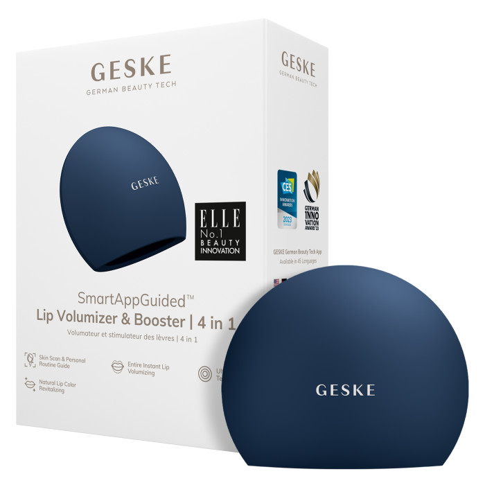 Пристрій для збільшення обʼєму губ GESKE Lip Volumizer&Booster 4в1 Big midnight