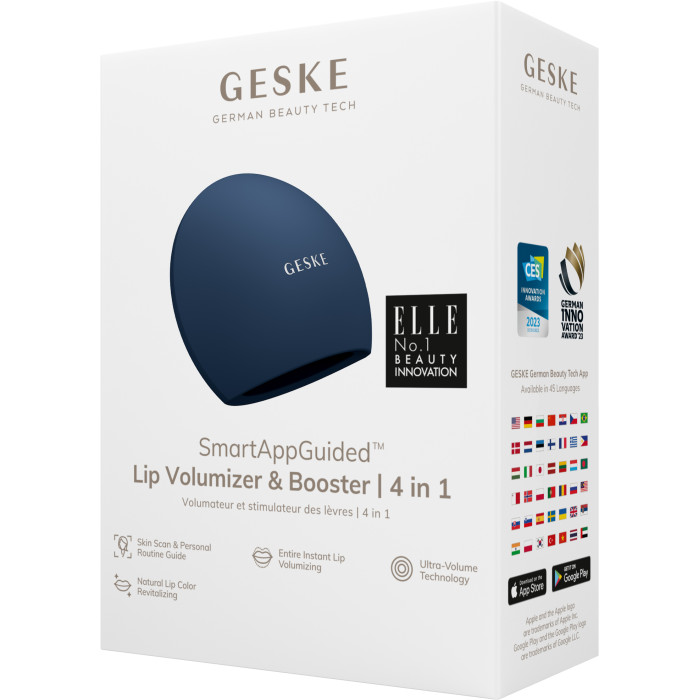 Пристрій для збільшення обʼєму губ GESKE Lip Volumizer&Booster 4в1 Big midnight