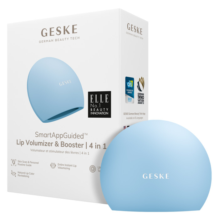 Пристрій для збільшення обʼєму губ GESKE Lip Volumizer&Booster 4в1 Big aquamarine