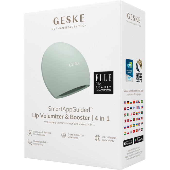Пристрій для збільшення обʼєму губ GESKE Lip Volumizer&Booster 4в1 Big green