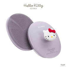 Щітка для обличчя GESKE Facial Brush 3в1 by Hello Kitty з тримачем purple