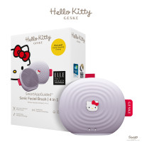 Електронна ультразвукова щітка для обличчя GESKE Sonic Facial Brush 4в1 by Hello Kitty purple