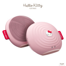 Електронна ультразвукова щітка для обличчя GESKE Sonic Facial Brush 4в1 by Hello Kitty pink
