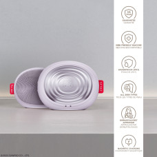 Електронна ультразвукова термощітка для обличчя GESKE Sonic Thermo Facial Brush 5в1 by Hello Kitty purple