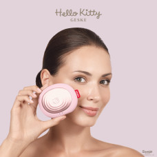 Електронна ультразвукова термощітка для обличчя GESKE Sonic Thermo Facial Brush 5в1 by Hello Kitty pink