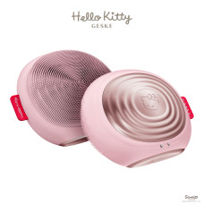Електронна ультразвукова термощітка для обличчя GESKE Sonic Thermo Facial Brush 5в1 by Hello Kitty pink