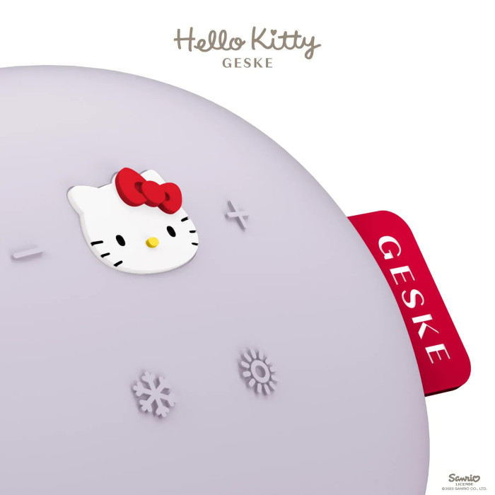 Ультразвукова маска тепло та холод GESKE Sonic Warm&Cool Mask 8в1 by Hello Kitty purple